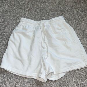 SHEIN White Comfy Shorts